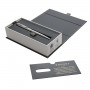 Ручка шариковая PARKER Sonnet Core Stainless Steel CT, корпус серебристый, палладиевые детали, черная, 1931512