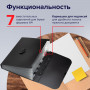 Папка-портфель пластиковая BRAUBERG Energy А4 (330х256х32 мм), 7 отделений, черная, 221204