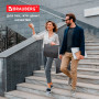 Папка-портфель пластиковая BRAUBERG Energy А4 (330х256х32 мм), 7 отделений, черная, 221204