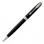 Ручка шариковая PARKER Sonnet Core Matt Black CT, корпус черный матовый лак, палладиевые детали, черная, 1931524