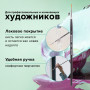 Кисть художественная профессиональная BRAUBERG ART CLASSIC, синтетика мягкая, под колонок, круглая, № 1, короткая ручка, 200686