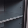 Сейф BRABIX КМ-1200Т, 1200х475х400 мм, 74 кг, ключевой замок, трейзер, крепление к стене, 291169