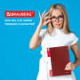Папка 40 вкладышей BRAUBERG стандарт, красная, 0,7 мм, 221602