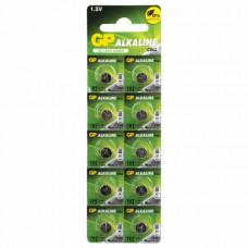 Батарейка GP Alkaline 192 (G3, LR41), алкалиновая, 1 шт., в блистере (отрывной блок), 4891199015533