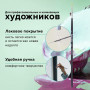 Кисть художественная профессиональная BRAUBERG ART CLASSIC, синтетика жесткая, круглая, № 1, короткая ручка, 200644
