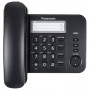 Телефон PANASONIC KX-TS2352RUB, черный, память 3 номера, повторный набор, тональный/импульсный режим, индикатор вызова