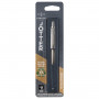 Ручка гелевая PARKER Jotter Stainless Steel CT, корпус серебристый, детали из нержавеющей стали, черная, 2020646