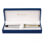 Ручка подарочная перьевая WATERMAN Expert 3 Stainless Steel GT, серебристый корпус, позолоченные детали, синяя, S0951940
