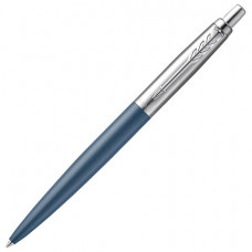 Ручка шариковая PARKER Jotter XL, УТОЛЩЕННЫЙ корпус, синий матовый лак, детали из нержавеющей стали, синяя, 2068359