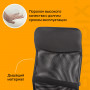 Кресло BRABIX Flash MG-302, с подлокотниками, хром, черное, 530867