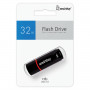 Флеш-диск 64 GB, SMARTBUY Crown, USB 2.0, черный, SB64GBCRW-K