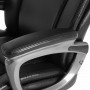 Кресло офисное BRABIX PREMIUM Solid HD-005, НАГРУЗКА до 180 кг, рециклированная кожа, черное, 531941