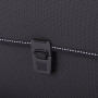 Папка-портфель пластиковая BRAUBERG КОНСУЛ А4 (370х280х120 мм), 2 отделения, фактура бисер, черная, 223079