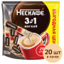 Кофе растворимый NESCAFE 3 в 1 Мягкий, 20 пакетиков по 14,5 г (упаковка 320 г), 12235480