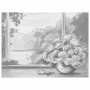 Холст на картоне с контуром BRAUBERG ART CLASSIC БУКЕТ 30х40 см, грунтованный, хлопок, 191540