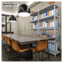Стеллаж металлический BRABIX MS KD-185/40/70-4, 1850х700х400 мм, 4 полки, компактная упаковка, 291113, S240BR124402