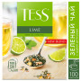 Чай TESS (Тесс) Lime, зеленый с цедрой цитрусовых, 100 пакетиков по 1,5 г, 0920-09