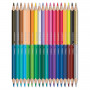 Карандаши двухцветные MAPED (Франция) Color Pep's 18 шт., 36 цветов, трехгранные, двусторонние, 829601