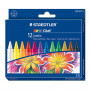 Восковые мелки утолщенные STAEDTLER (Германия) Noris Club Jumbo, 12 цветов, картонная упаковка, 229 NC12