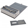Ручка перьевая PARKER Sonnet Core Stainless Steel GT, корпус серебристый, позолоченные детали, черная, 1931504