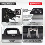 Сумка деловая BRAUBERG Control 2, 32х41х10 см, отделение для планшета и ноутбука 15,6, ткань, черная, 240397