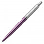Ручка шариковая PARKER Jotter Core Victoria Violet CT, корпус фиолетовый, хромированные детали, синяя, 1953190