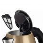 Чайник BOSCH TWK7808, 1,7 л, 2200 Вт, закрытый нагревательный элемент, нержавеющая сталь, золотой