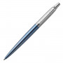 Ручка шариковая PARKER Jotter Core Waterloo Blue CT, корпус голубой, хромированные детали, синяя, 1953191