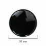 Магниты BRAUBERG BLACK&WHITE УСИЛЕННЫЕ 30 мм, НАБОР 10 шт., черные, 237466