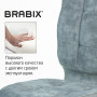 Кресло BRABIX Stream MG-314, без подлокотников, пятилучие серебристое, ткань, серо-голубое, 532395, MG-314_532395