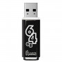 Флеш-диск 64 GB SMARTBUY Glossy USB 3.0, тёмно-серы, SB64GBGS-DG