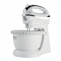 Миксер SCARLETT SC-HM40B01 на подставке, 450 Вт, 5 скоростей, 2 венчика, 2 крюка для теста, чаша, белый, SC - HM40B01