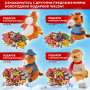 Подарок новогодний БЕЛОКУРЫЙ ЯША Мягкая игрушка-символ 2026 года, НАБОР конфет 600 г, WELDAY (ВЭЛДЭЙ)