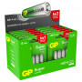 Батарейки КОМПЛЕКТ 4 шт., GP Super, AA (LR06, 15А), алкалиновые, пальчиковые, блистер
