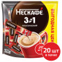 Кофе растворимый NESCAFE 3 в 1 Классик, 20 пакетиков по 14,5 г (упаковка 320 г), 12235512