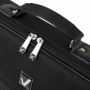 Сумка деловая BRAUBERG Profi, 25х35х7 см, отделение для планшета и ноутбука 13,3, ткань, черная, 240440