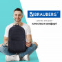 Рюкзак BRAUBERG для старшеклассников/студентов/молодежи, холщовый, Пульс, 20 литров, 44х30х14 см, 225296