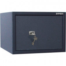 Сейф BRABIX КМ-310, 310х430х375 мм, 20 кг, ключевой замок + полка, крепление к стене, 291166