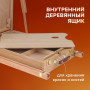 Этюдник BRAUBERG ART CLASSIC, бук, 50х34х11 см, высота холста 87 см, ножки деревянные 90 см, ремень, 190654