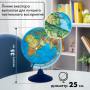 Глобус физический/политический GLOBEN Классик Евро, диаметр 250 мм, рельефный, с подсветкой, Ке022500195