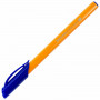 Ручка шариковая масляная BRAUBERG Extra Glide Orange, СИНЯЯ, трехгранная, узел 0,7 мм, линия письма 0,35 мм, 142925