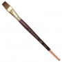 Кисть художественная KOH-I-NOOR колонок, плоская, №10, короткая ручка, блистер, 9936010010BL
