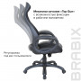 Кресло офисное BRABIX PREMIUM Genesis EX-517, пластик черный, ткань/экокожа/сетка черная, 531574