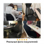 Кресло офисное BRABIX PREMIUM Genesis EX-517, пластик черный, ткань/экокожа/сетка черная, 531574