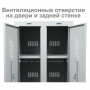 Шкаф металлический для одежды BRABIX LK 21-60, УСИЛЕННЫЙ, 2 секции, 1830х600х500 мм, 32 кг, 291126, S230BR402502