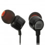 Наушники с микрофоном (гарнитура) JBL T110 BLK, проводные, 1,2 м, вкладыши, стерео, черные, T110BLK