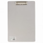 Доска-планшет BRAUBERG Comfort с прижимом А4 (230х350 мм), картон/ПВХ, РОССИЯ, СЕРАЯ, 222661