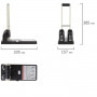 Дырокол металлический МОЩНЫЙ BRAUBERG Heavy duty, до 150 листов, черный, 226870