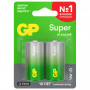 Батарейки GP Super, С (LR14, 14А), алкалиновые, комплект 2 шт., в блистере, 14A-2CR2