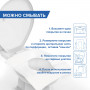 Покрытия на унитаз ЛАЙМА, 1/4 сложения, КОМПЛЕКТ 100 шт., 37х41 см (MERIDA, ASTER, LIME, KSITEX) КЛАССИК, 128813